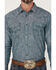 Image #3 - Cody James Men's Hotspot Solid Long Sleeve Snap Western Shirt, Blue, hi-res