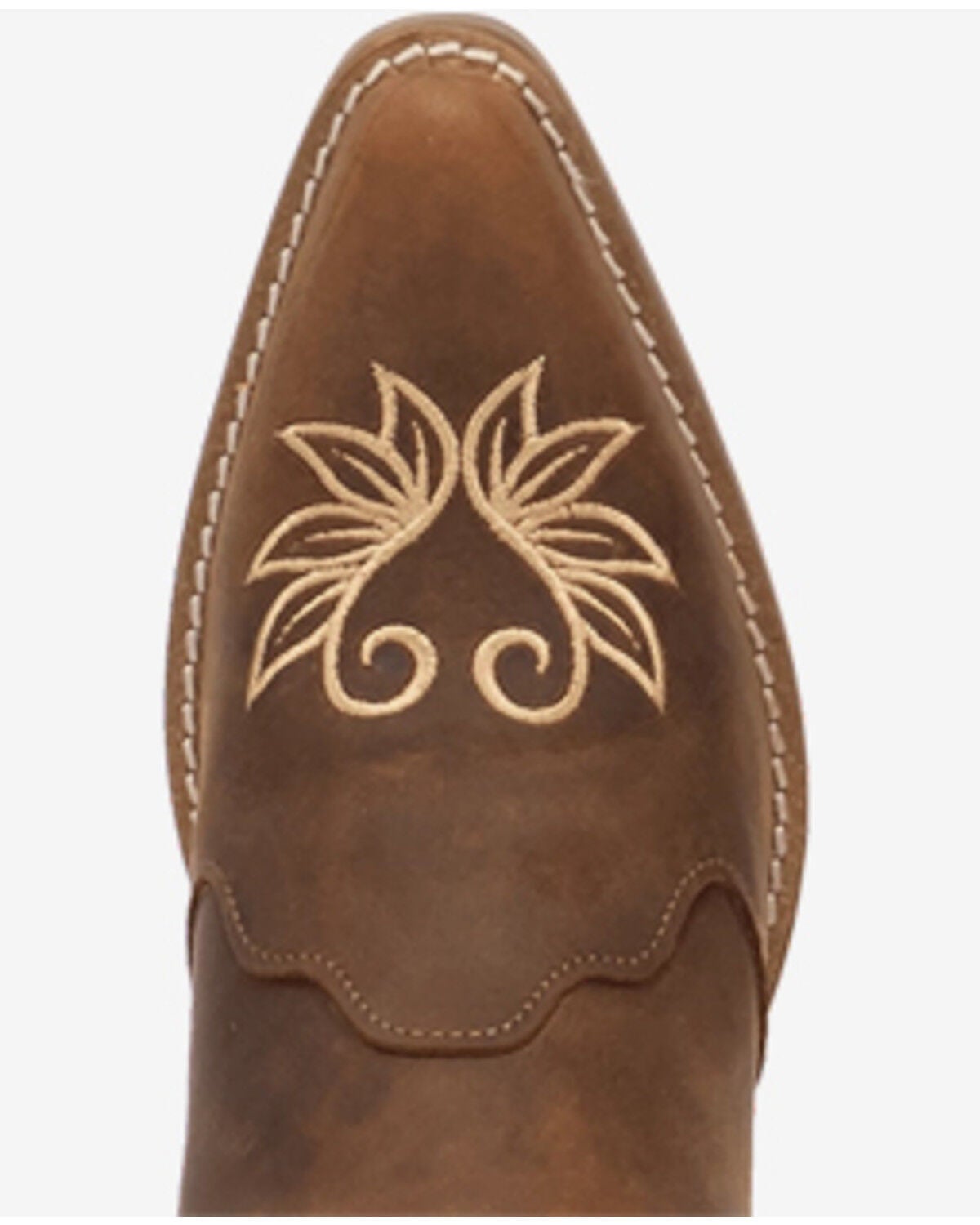 Image #6 - Dingo Women's Country Cutie Western Booties - Snip Toe, Brown, hi-res