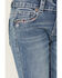 Image #2 - Shyanne Little Girls' Americana Stars Pocket Bootcut Jeans, Blue, hi-res