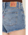Image #4 - Levi's Women's Medium Wash High Rise 501 Original Denim Shorts, Medium Wash, hi-res
