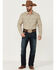 Image #2 - Moonshine Spirit Men's Dobby Stripe Long Sleeve Snap Western Shirt, , hi-res