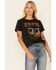 Image #1 - Goodie Two Sleeves Women's Mineral Let Me Get This Straight Graphic Short Sleeve Tee , Black, hi-res