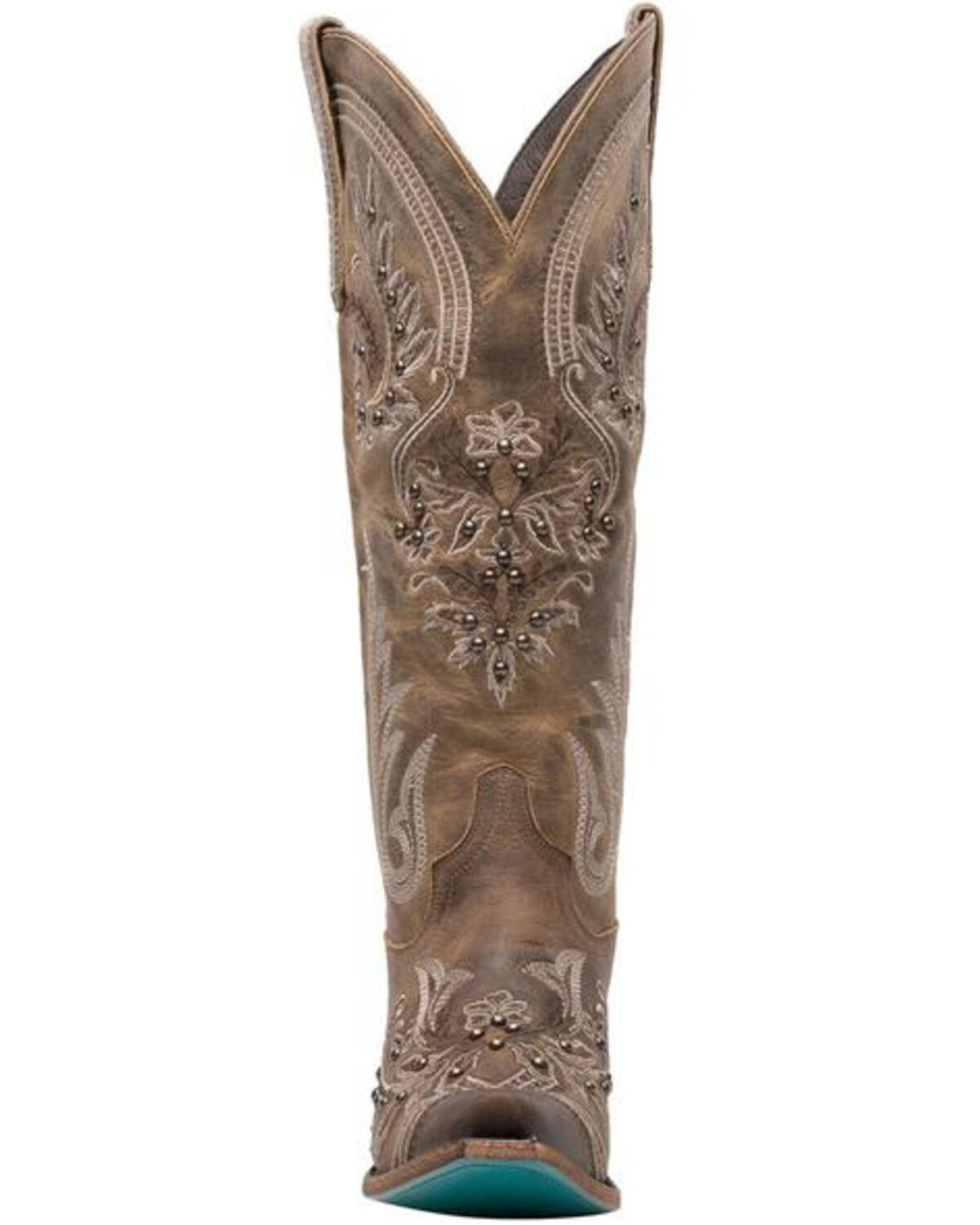 Image #5 - Lane Women's Santorini Western Boots - Snip Toe, Brown, hi-res