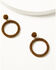 Image #1 - Shyanne Women's Desert Boheme Beaded Earrings, Gold, hi-res