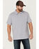 Image #1 - Brothers and Sons Men's Solid Slub Short Sleeve Polo Shirt, Light Grey, hi-res