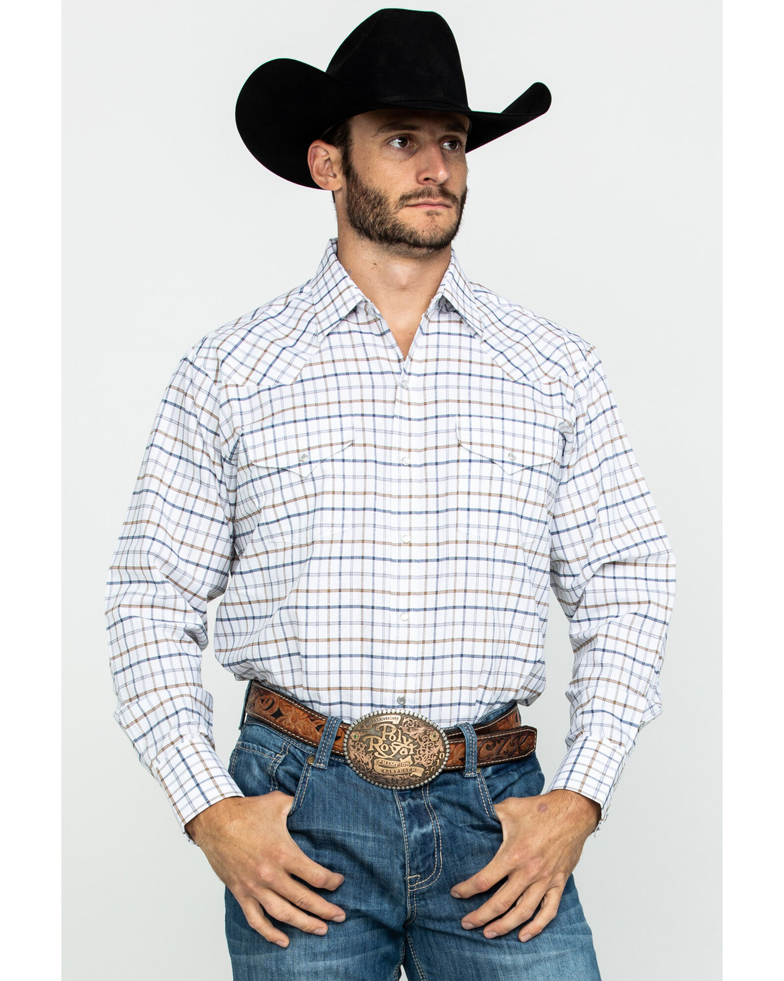 Ely cattleman denim shirt top