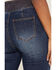 Image #4 - Flying Tomato Women's Seam Front Flare Jeans, Blue, hi-res