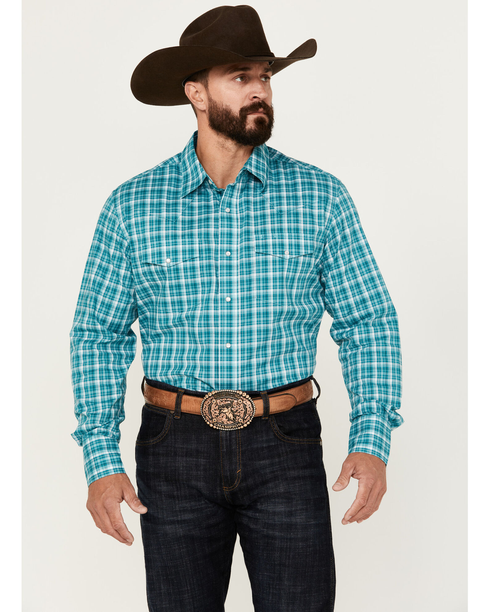 wrangler cowboy shirt
