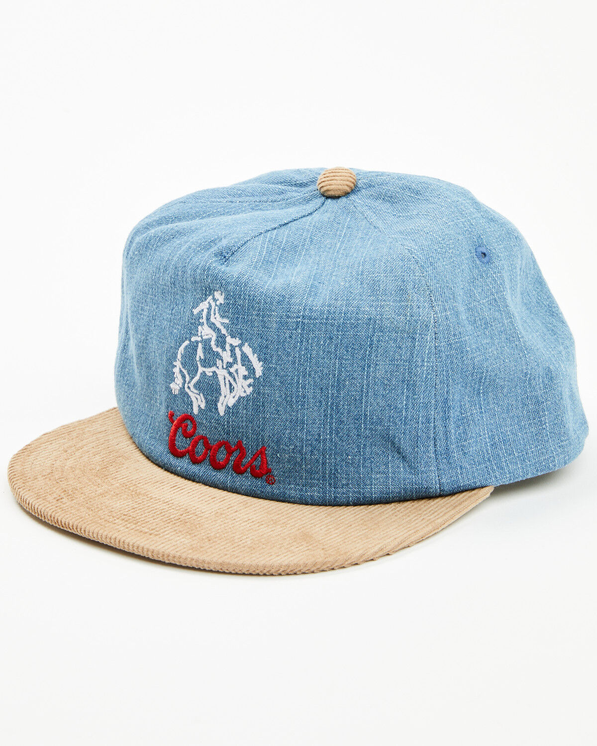 Image #1 - Brixton X Coors Men's Coors Colt Ball Cap, Blue, hi-res