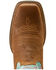 Image #4 - Ariat Women's Round Up Western Boots - Broad Square Toe , Brown, hi-res