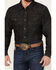 Image #3 - Kimes Ranch Men's Grimes Wash Denim Long Sleeve Pearl Snap Western Shirt , Black, hi-res