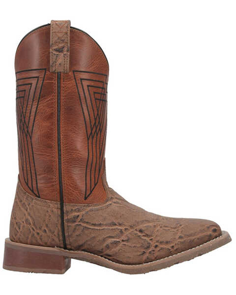 Image #2 - Laredo Men's Tusk Western Performance Boots - Broad Square Toe, Beige/khaki, hi-res