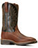 Image #1 - Ariat Men's Ridgeback Western Performance Boots - Broad Square Toe, Brown, hi-res