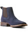 Image #1 - Ariat Men's Booker Ultra Western Boots - Broad Square Toe, Navy, hi-res