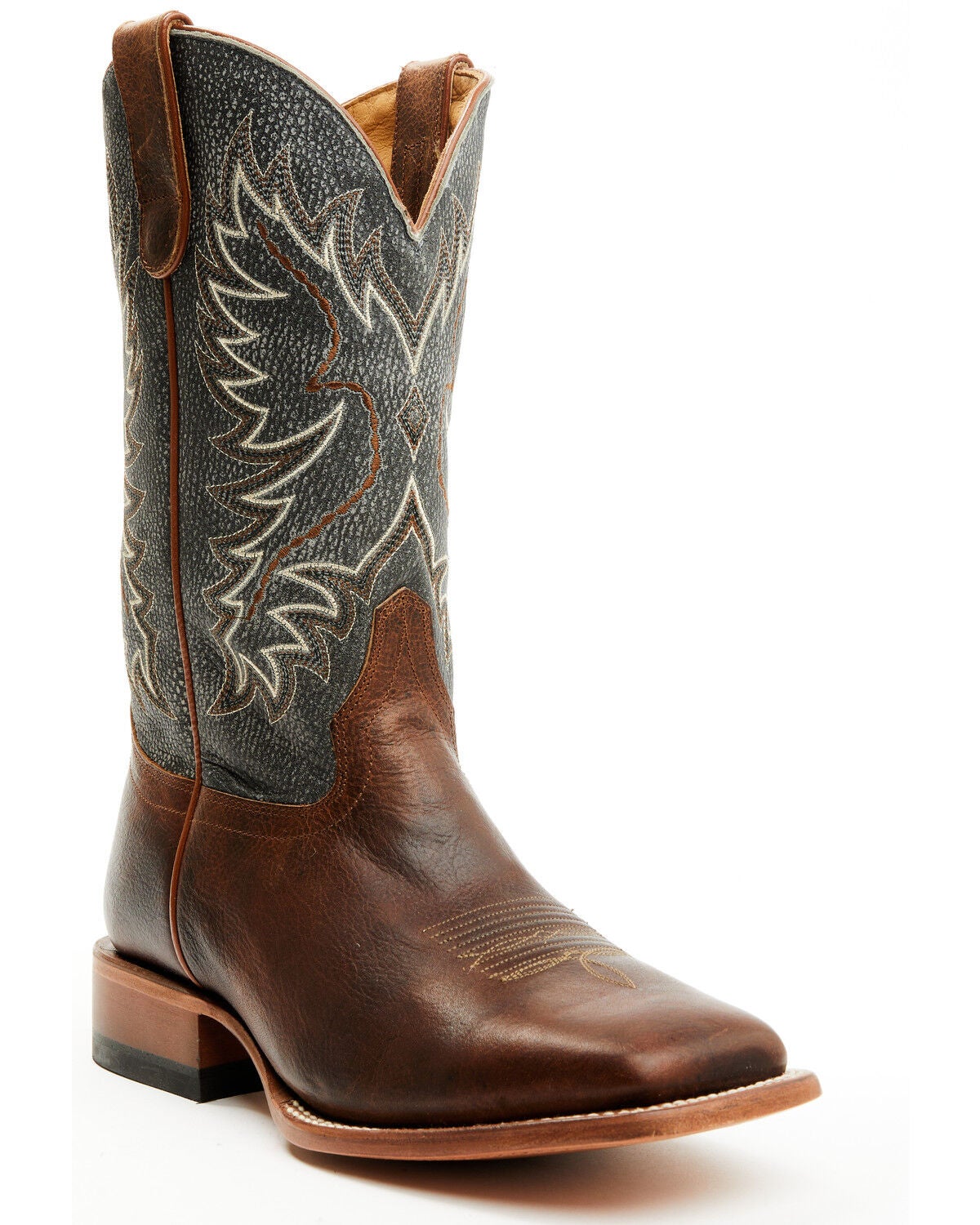 Cody James Men's Ryder Western Boots - Broad Square Toe, Brown, hi-res