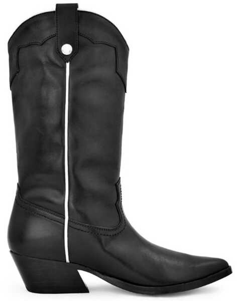 Image #2 - Dante Women's Sarah Western Boots - Pointed Toe, Black, hi-res