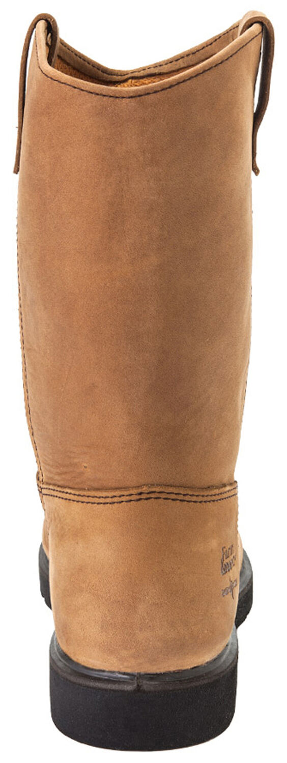 Image #13 - Georgia Boot Men's Farm and Ranch Wellington Boots - Soft Toe, Tan, hi-res