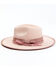 Image #3 - Shyanne Women's Rancher Tonal Fedora , Pink, hi-res