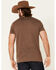 Image #4 - Moonshine Spirit Men's 120 Proof USA Graphic Short Sleeve T-Shirt , Distressed Brown, hi-res