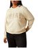 Image #1 - Ariat Women's Essential Logo Crewneck Sweatshirt - Plus, Cream, hi-res