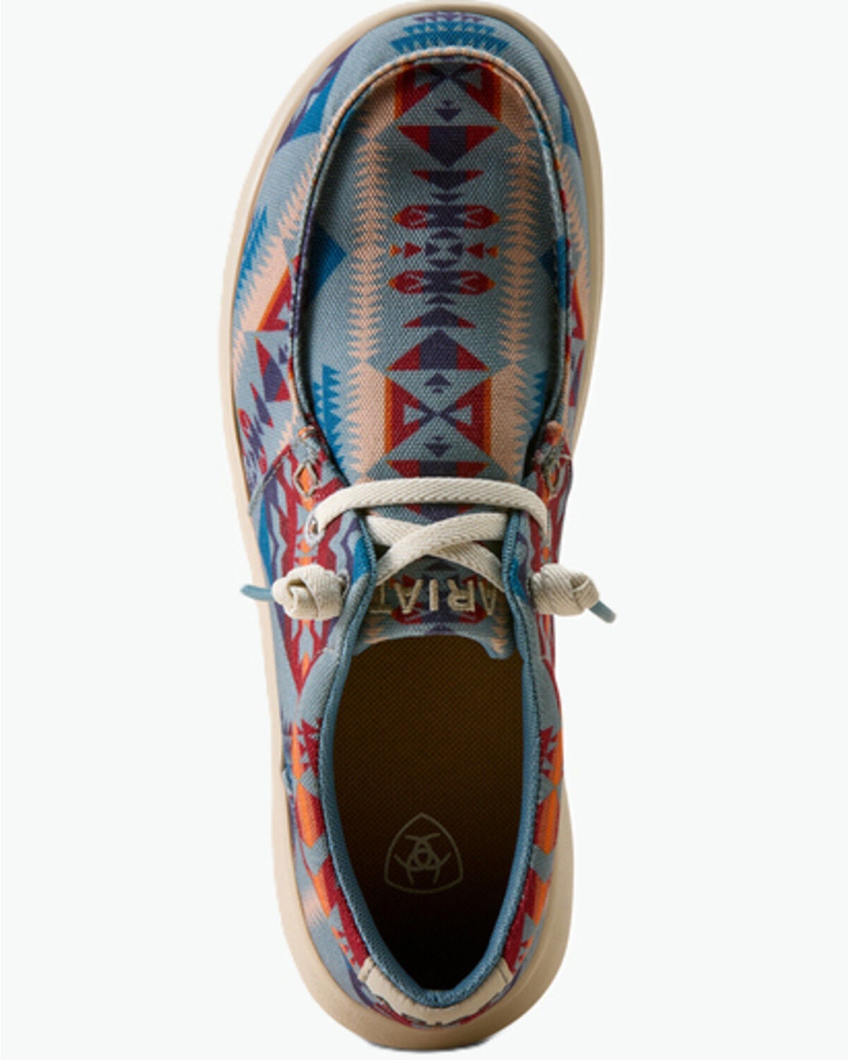 Image #4 - Ariat Women's Hilo Casual Shoes - Moc Toe, Blue, hi-res