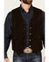 Image #3 - Cody James Men's Angus 2.0 Suede Snap Vest, Brown, hi-res