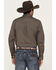 Cody James Men's Money Maker Print Long Sleeve Button Down Western Shirt, Dark Brown, hi-res