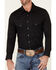 Image #3 - Rock & Roll Denim Men's Medallion Geo Print Long Sleeve Pearl Snap Western Shirt, Grey, hi-res