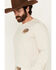 Image #2 - Rock & Roll Denim Men's Buffalo Long Sleeve Graphic T-Shirt, Natural, hi-res