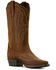 Image #1 - Ariat Girls' Casanova Western Boots - Snip Toe, Distressed Brown, hi-res