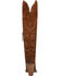 Image #5 - Dingo Women's Primadonna Suede Tall Western Boots - Round Toe, Brown, hi-res