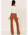 Image #4 - Idyllwind Women's Pecan High Rise Flare Stretch Corduroy Jeans, Pecan, hi-res
