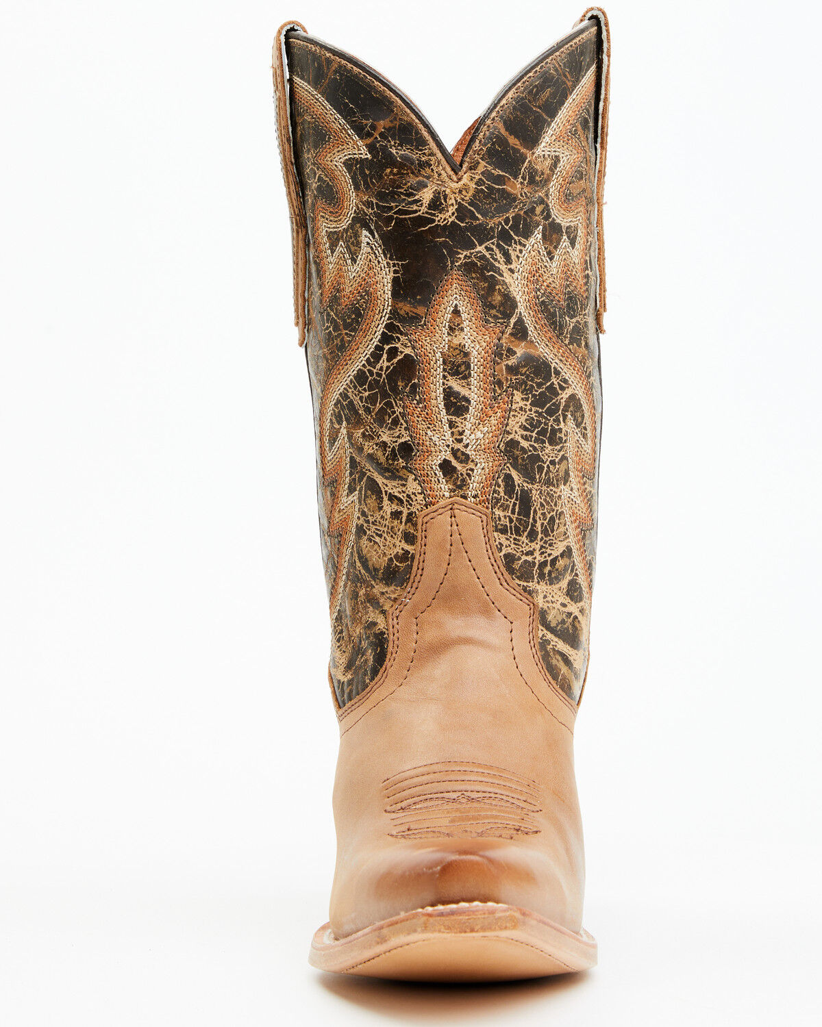 Image #4 - Dan Post Women's 11" Tria Western Boots - Snip Toe, Tan, hi-res