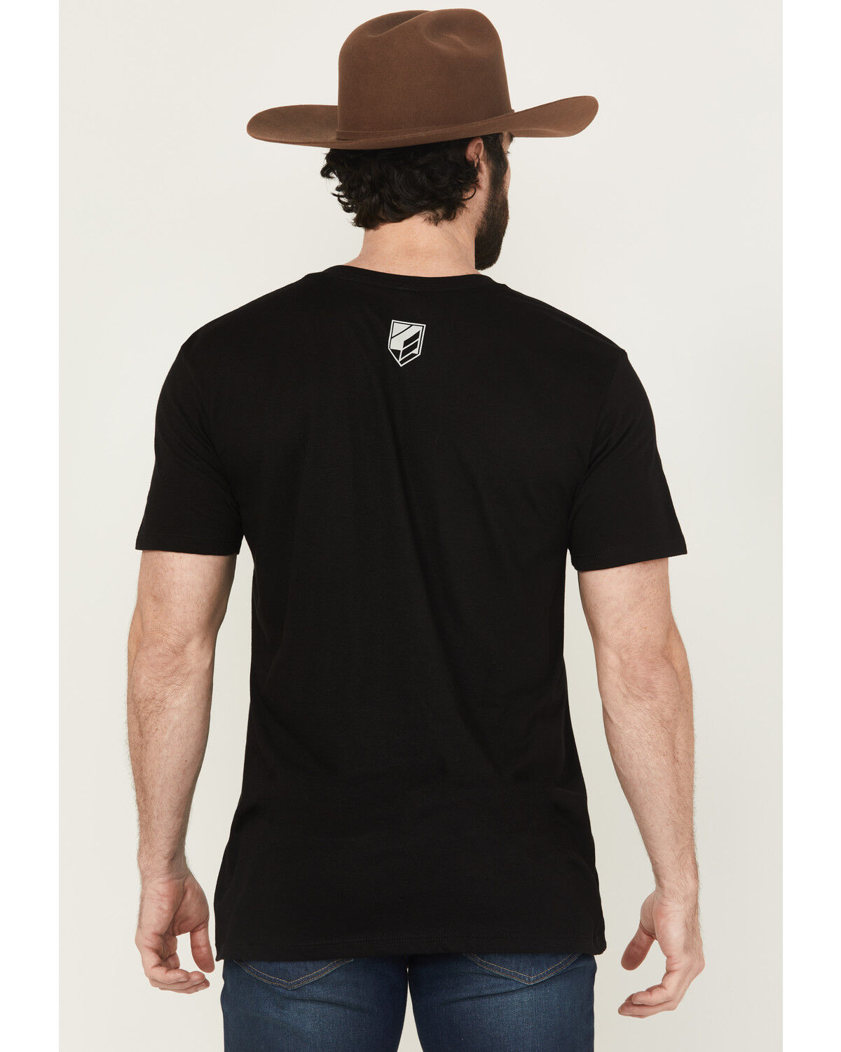 Image #4 - RANK 45® Men's Southwest Bull Short Sleeve Graphic T-Shirt, Black, hi-res
