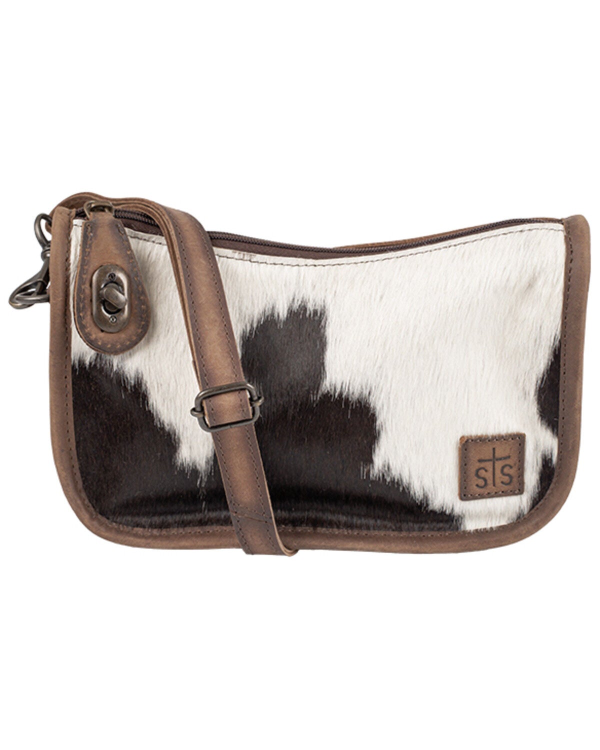 STS Ranchwear by Carroll Women's Emmy Cowhide Purse, Brown