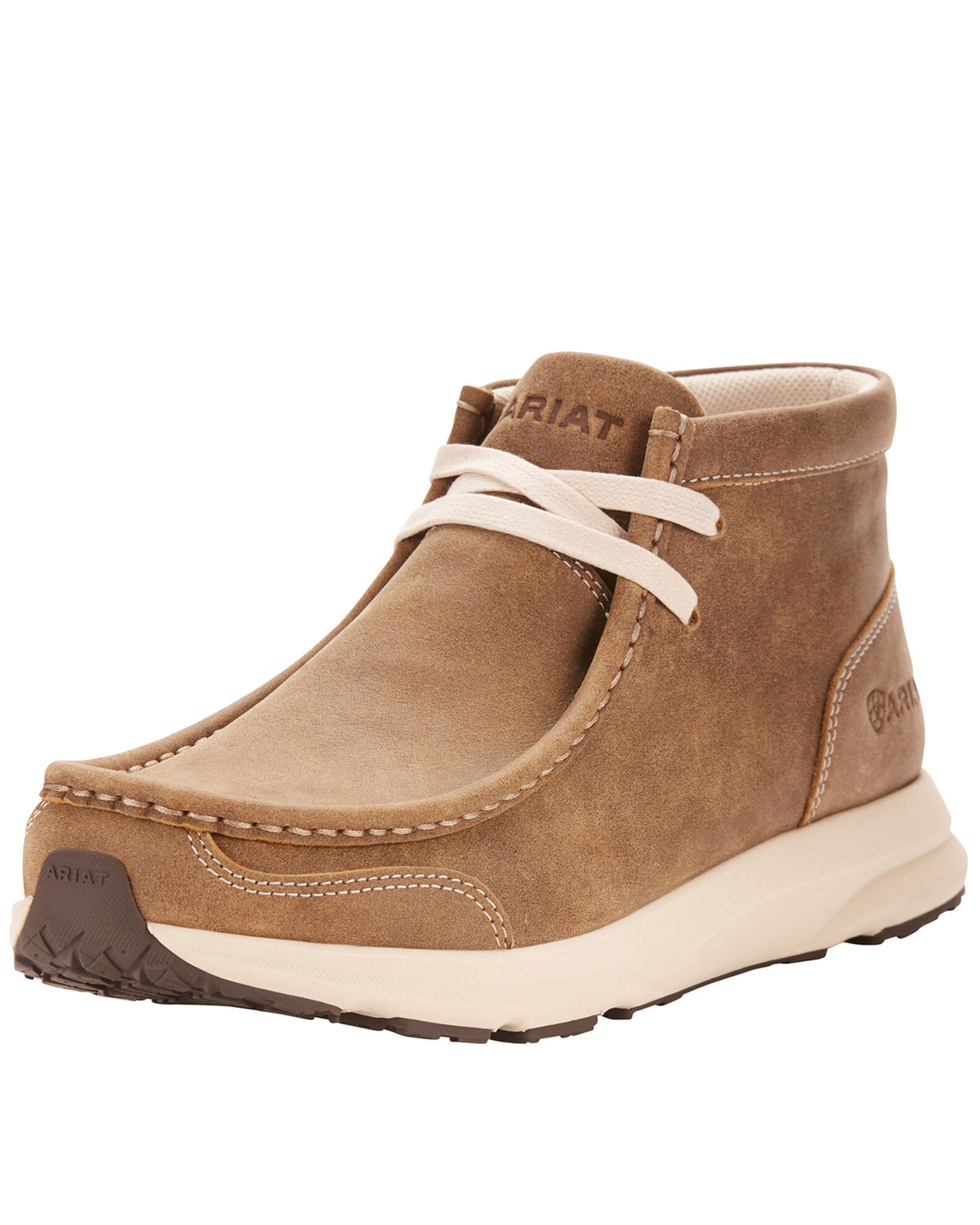 Image #1 - Ariat Women's Spitfire Brown Bomber Boots - Moc Toe, Brown, hi-res