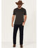 Image #1 - Ariat Men's M1 Abraded Rinse Stackable Slim Straight Stretch Denim Jeans, Dark Wash, hi-res