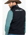 Image #5 - Ariat Men's Logo 2.0 Softshell Zip-Up Vest, Black, hi-res