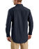 Image #2 - Carhartt Men's Rugged Flex Rigby Long Sleeve Work Shirt, Navy, hi-res