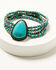Image #1 - Shyanne Women's Isla Oasis Beaded Stretch Bracelet, Turquoise, hi-res