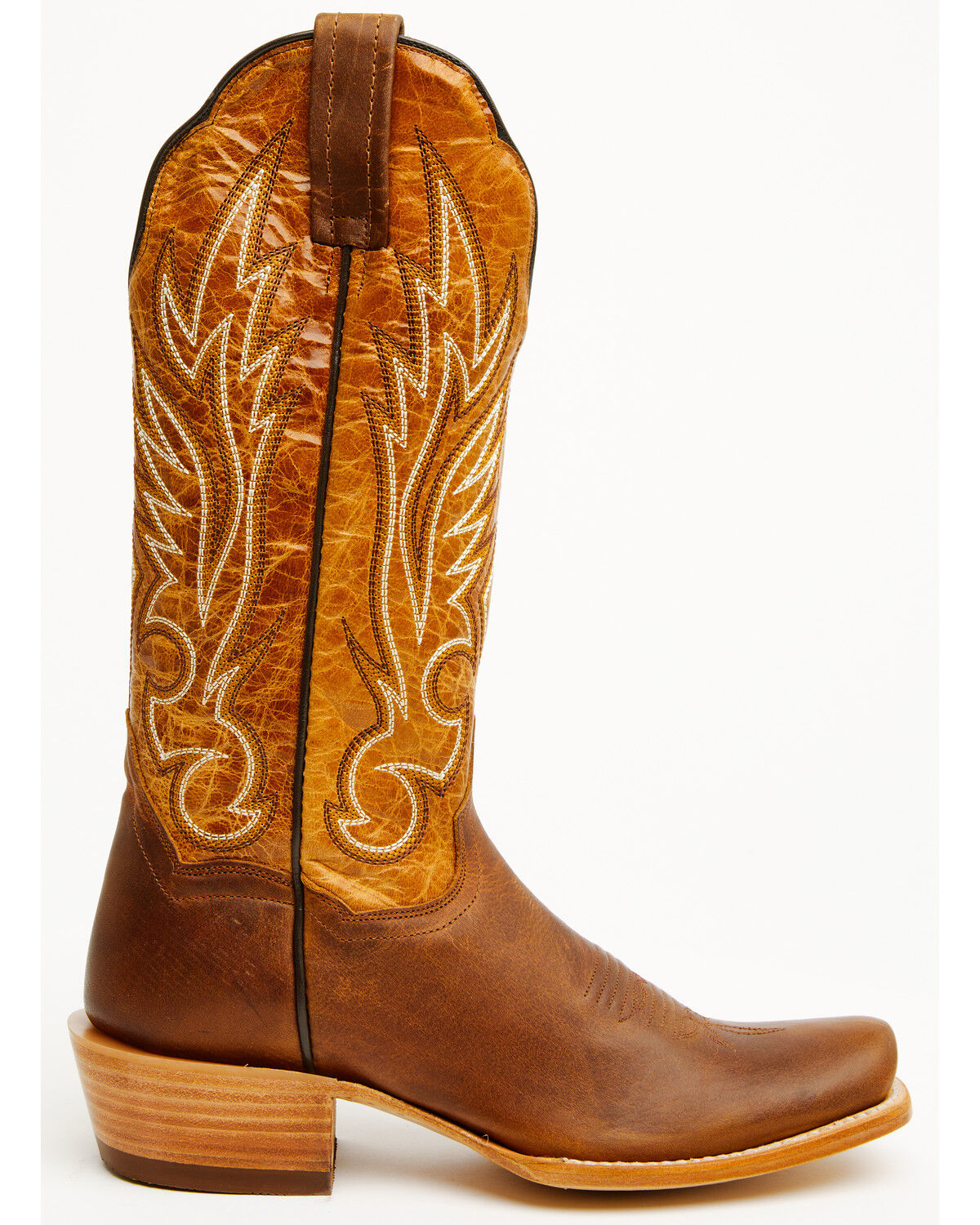 Image #2 - Dan Post Women's Amber Trail Tall Western Boots - Square Toe, Brown, hi-res
