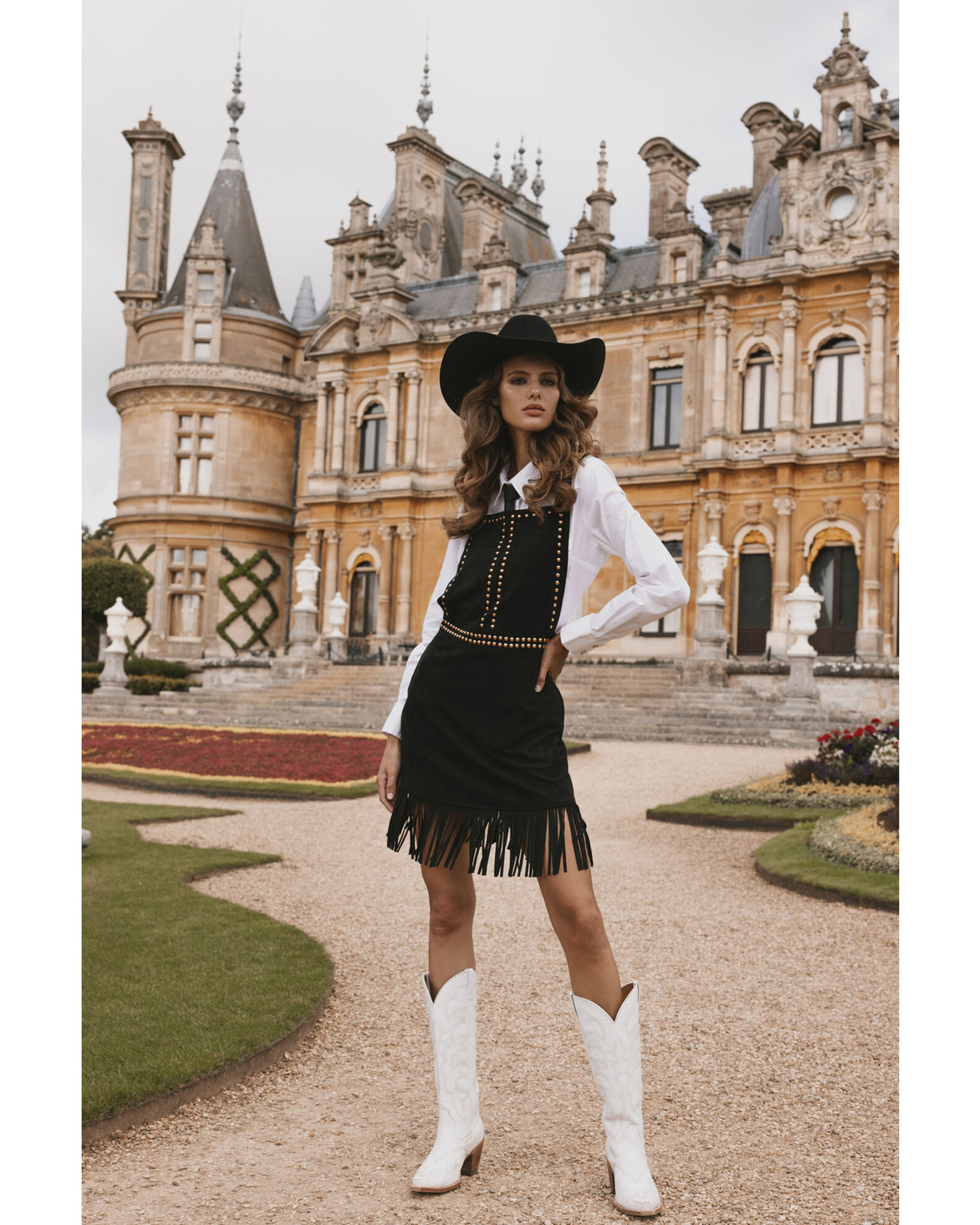 Faux suede hotsell fringe dress