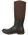 Rocky Women's Core Chore Rubber Outdoor Boots - Round Toe, Dark Brown, hi-res