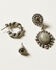 Image #2 - Shyanne Women's Soleil Steer Head Earring Set - 6 Piece, Silver, hi-res