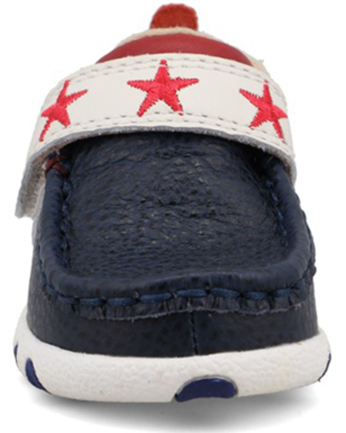 Image #4 - Twisted X Toddler Boys' Patriotic Driving Mocs, Multi, hi-res