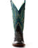 Image #4 - Macie Bean Women's Bite In Shining Armor Caiman Print Leather Western Boot - Broad Square Toe, , hi-res