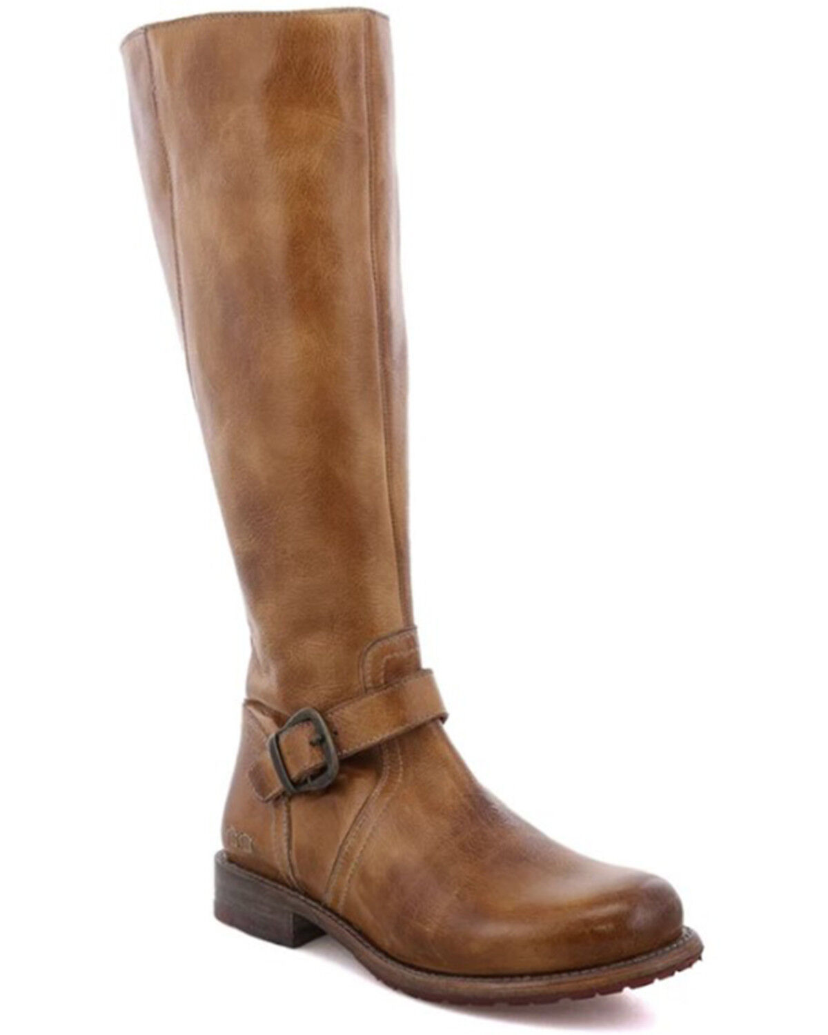 Image #1 - Bed Stu Women's Glaye Wide Calf Tall Fashion Boots - Round Toe, Tan, hi-res