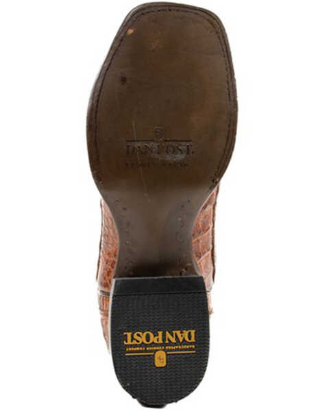 Image #7 - Dan Post Men's Exotic Caiman Western Boots - Broad Square Toe, , hi-res