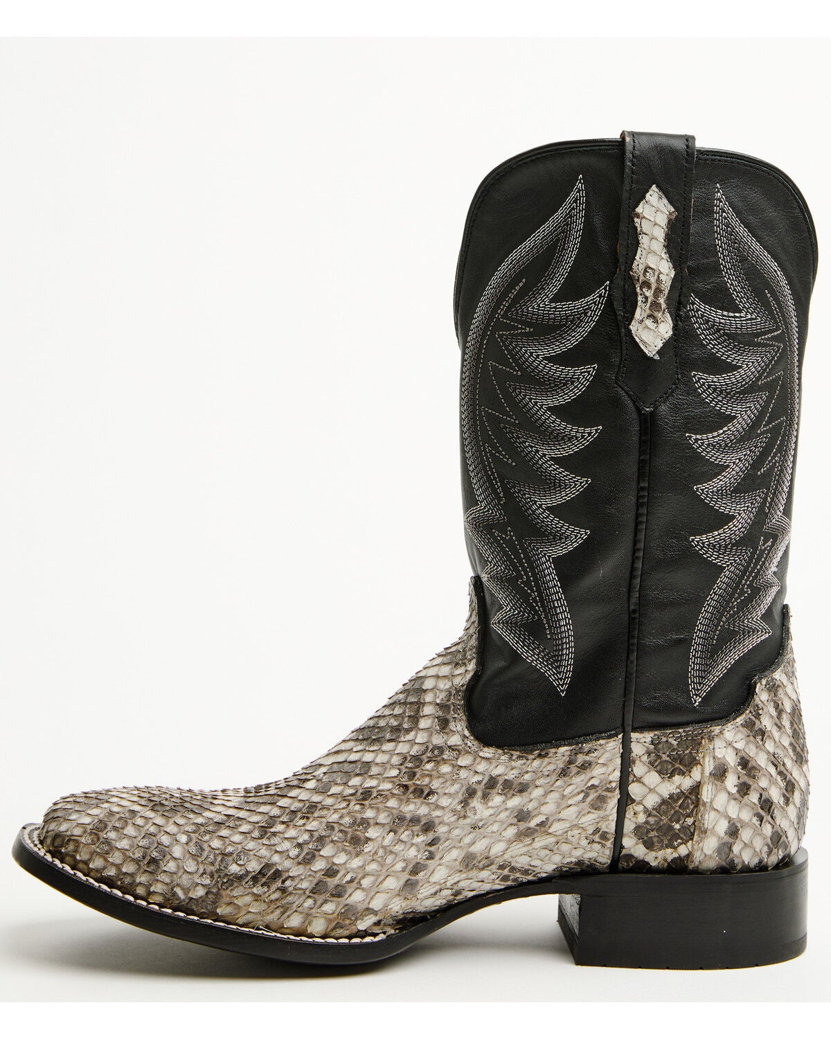 Image #3 - Cody James Men's Exotic Anaconda Western Boots - Broad Square Toe, Black, hi-res