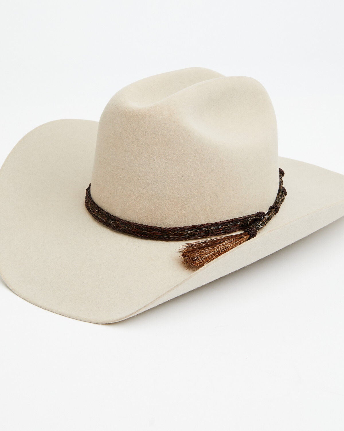 Image #1 - Colorado Horsehair Double Tassel Horsehair Hatband, Natural, hi-res